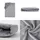 Carpe Sonno Spannbettlaken Cashmere-Touch 90 x 200 - 100 x 200 - 140 x 200 - 180 x 200 - 200 x 200 cm grau