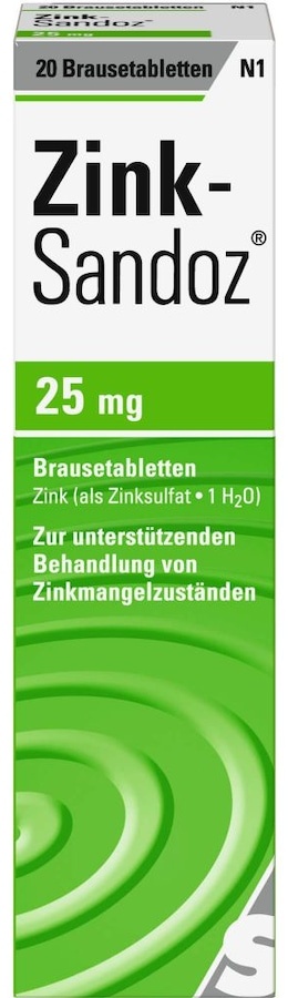 Hexal ZINK SANDOZ Brausetabletten Mineralstoffe