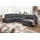 Home Affaire Wohnlandschaft "Föhr U-Form", schwarz (schwarz, anthrazit), B:310cm H:75cm T:200cm, 100% Polyester PRIMABELLE/Webstoff;100% Polyester Melrose/Struktur grob;100% Polyester Luxus-Microfaser/Struktur, Sofas, Wohnlandschaft, wahlweise mit Bettfunktion