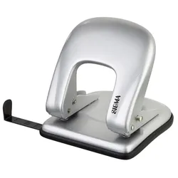 SIGMA Locher PU04, Metall, silber, 2-fach, 35 Blatt