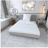Jekatex Microfaserbettdecke + Kopfkissen »Schlafkomfort fürs ganze Jahr!«, (Spar-Set), 2-tlg oder 4-tlg, Bettenset 135x200/155x220+80x80/40x80cm, weiß