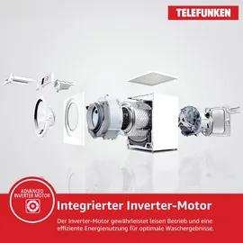 Telefunken W-8-1400-A-DI Waschmaschine (8 kg, 1400 U/min)
