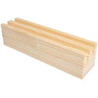 Rayher Holzaufsteller für Ringe, Steckleiste aus Holz, FSC zertifiziert,