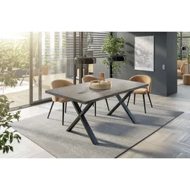 Mäusbacher 160 x 73 x 90 cm grau/schwarz