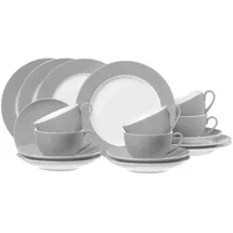Ritzenhoff & Breker Doppio Kaffeeservice 18er Set grau