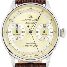 Carl von Zeyten Schönmünzach Automatikuhr Leder 45 mm CVZ0086CRS
