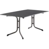 Sieger Boulevard Klapptisch 165 x 95 x 73 cm eisengrau/Schiefer anthrazit