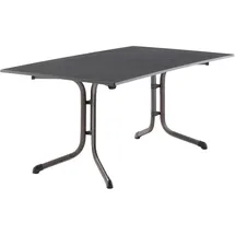 Sieger Boulevard Klapptisch 165 x 95 x 73 cm eisengrau/Schiefer anthrazit