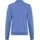delmao Sweatjacke DELMAO, Damen, Gr. 48/50, denim blau, angeraute Sweatware, Obermaterial: 80% Baumwolle, 20% Polyester, unifarben, figurbetont hüftlang, Rundhals, Rippbündchen, Sweatjacken Sweatjacke, in modischer Bomberjacken-Form