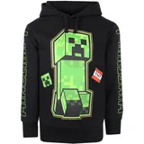 Minecraft - Hoodie schwarz - Jungen schwarz Hoodie Spiel Kinder Hoodie Kleidung Creeper Geschenke - Alter 9-10 Jahre - 9-10 Jahre