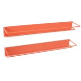 MYWIRE® Elegantes Schuhregal Metall „RODL“ (INN - Sunset Coral)