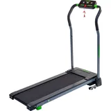 Tunturi Cardio Fit T5 Laufband für zuhause| Klappbar | 10KM/H für Lauftraining mit LCD Bildschirm | Walking pad - Grau/Grün/Rot/Schwarz