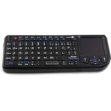 BerryBase Mini Funk Tastatur mit Touchpad & Beleuchtung, - schwarz,