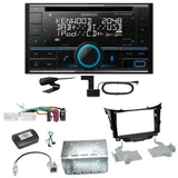 Kenwood DPX-7300DAB Bluetooth DAB CD USB Einbauset für Hyundai i30 GD GDH