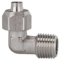 Riegler Winkel-Einschraubverschraubung, R 1/4 a., Schlauch 8/6, ES 1.4404