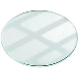 Tulup Tischplatte Transparent, Glas, Rund, 60x0.4x60 cm Esszimmer, Tische, Esstische, Tischsysteme, Tischplatte