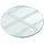 Tulup Tischplatte Transparent, Glas, Rund, 60x0.4x60 cm Esszimmer, Tische, Esstische, Tischsysteme, Tischplatte