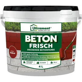 Ultrament Betonfarbe 4 l Rot