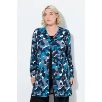 Ulla Popken Longshirt in schwarz | Gr.: 50-52