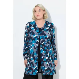 Ulla Popken Longshirt in schwarz | Gr.: 50-52