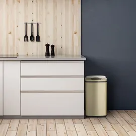 Relaxdays Sensor Mülleimer 12 l Schwarz