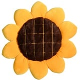 LICHENGTAI Blumenkissen, Sonnenblumenkissen Blumenform Plüsch Kissen Blumen Bodenkissen Blumenplüschkissen Sitzkissen, Sonnenblume Spielzeug für Kinderzimmer Hause Sofa Dekoration