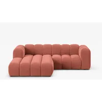 Micadoni Ecksofa Lupine, modular 3-Sitzer braun