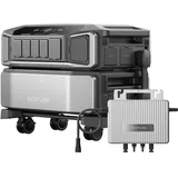 EcoFlow DELTA Pro Ultra tragbare Powerstation 6144Wh, 0% VAT WLAN Stream Mikrowechselrichter 800W, 6900W AC-Ausgang, erweiterbar auf 30kWh, LFP-Batterie, Solargenerator für Zuhause Notfälle Wohnmobile