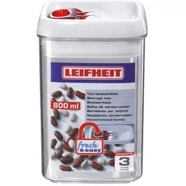 Leifheit Frischhaltedose eckig rot 0,8 l