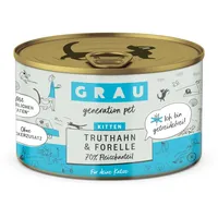Grau Kitten Truthahn - Forelle