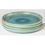 gipfelstück Speiseteller 28 cm blau/grün 4er Set
