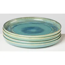 gipfelstück Speiseteller 28 cm blau/grün 4er Set