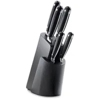Paul Wirths 5-tlg. Messerblock ECLIPSE in schwarz | Gr.: