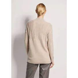 Madeleine Longpullover mit Stehkragen Braun 40/42