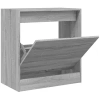 VidaXL Schuhschrank Grau Sonoma 60x34x63,5 cm Holzwerkstoff