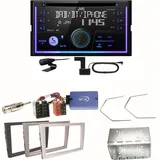 JVC KW-DB95BT Bluetooth DAB USB Einbauset für Opel Vectra C Signum Corsa Combo