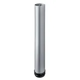Hettich Möbelfuß 6,0 x 40 - 43 cm Aluminium-Optik - 1 Stück