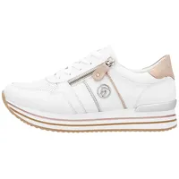 REMONTE Damen D1327 Sneaker Low, Weiss 81, 44 EU