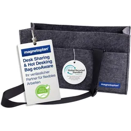 Magnetoplan Laptoptasche Desk Sharing Bag Filz anthrazit 11126