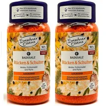 Dresdner Essenz 2er Pack Dresdner Essenz Badesalz Rücken & Schulter, 2x 600g