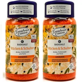 Dresdner Essenz 2er Pack Dresdner Essenz Badesalz Rücken & Schulter, 2x 600g