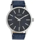 Oozoo Unisex Armbanduhr Timepieces Analog Textil blau UOC10002 - Blau