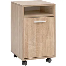 FineBuy Rollcontainer 33 x 38 x 60 cm Braun