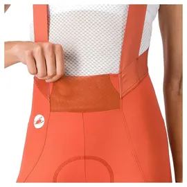 Castelli Espresso 2 DT Bib Damen Bikeshort-Orange-L