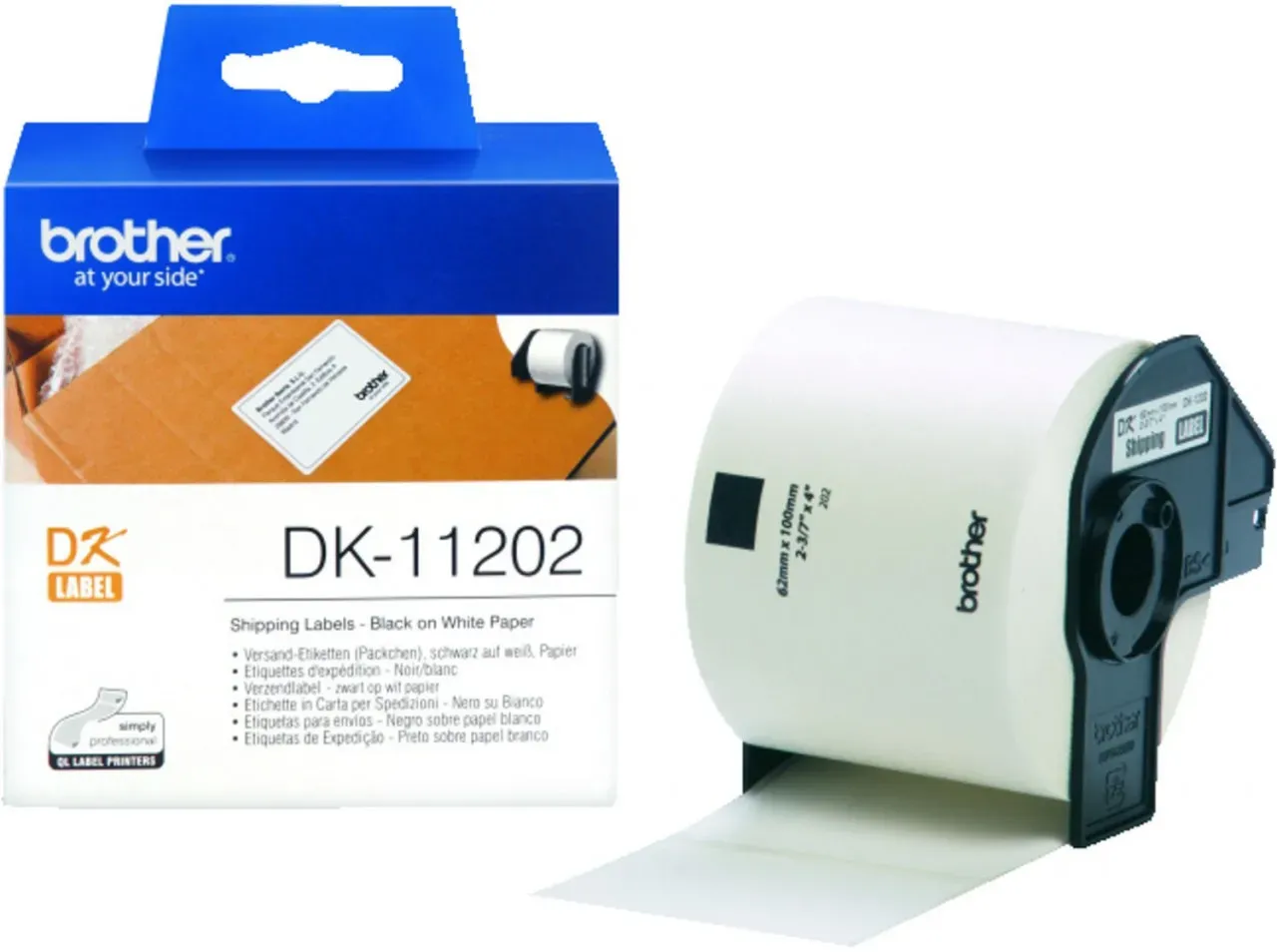 Original Brother Etiketten DK-11202 für P-Touch QL 500 550 560 1050 1060 1110