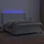 vidaXL Boxspringbett mit Matratze & LED Weiß 180x200 cm Kunstleder