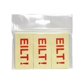Info Haftmarker gelb "EILT!" 3x 50 Streifen