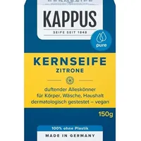 Kappus Kernseife Zitrone Stückseife Handseife 18x 150g Pack