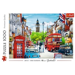 Trefl - Puzzle - London Street, 1000 Teile