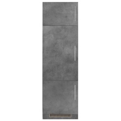 Kühlumbauschrank WIHO KÜCHEN „Cali“ Schränke Gr. B/H/T: 60 cm x 200 cm x 57 cm, 3 St., front und korpus: betonfarben Kühlschrankumbauschränke 60 cm breit, ohne E-Gerät